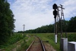 станция Игнатполь: Входной светофор "ЧК" со стороны Игнатполь-Карьера