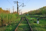 станция Коростень-Житомирский: Светофор М1 на подъездных путях тяговой подстанции
