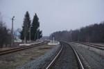 станция Ушомир: Вид в сторону Коростеня