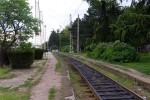 станция Хашури: Тупиковый путь со стороны Зестафони