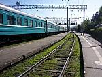 станция Алматы 2: Пути и платформы, вид в сторону ст. Алматы 1