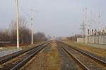 станция Крошня: Вид в сторону Новограда-Волынского