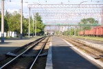 станция Самтредиа: Вид в сторону Зестафони