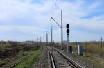 станция Новоград-Волынcкий I: Входной светофор Н со стороны Коростеня