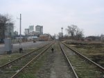 станция Васильков II: Вид станции. Вдали-здание бывшего вокзала