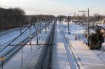 станция Барышевка: Вид в сторону Борисполя