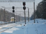 станция Им. Георгия Кирпы: Выходные светофоры Ч2 и Ч4, и маневровый М11