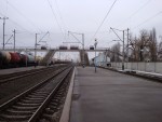 станция Борисполь: Вид в сторону Яготина
