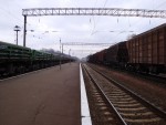 станция Переяславская: Вид в сторону Яготина
