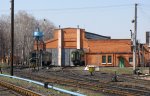 станция Ворожба: Вид на депо