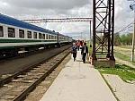 станция Каракалпакстан: Платформа, вид в сторону границы