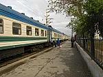 станция Кунград: Первая платформа, вид в сторону Каракалпакстана