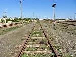 станция Кунград: Горочные пути, вид в сторону Каракалпакстана