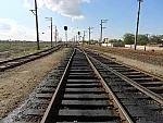 станция Кунград: Выезд из локомотивного депо