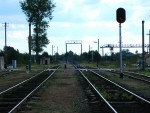 станция Заболотье: Выходные светофоры Ч1, Ч2, Ч3. Вид в сторону Ковеля