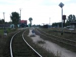 станция Заболотье: Пути станции. Вид от чётной горловины в сторону Ковеля