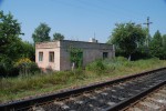 о.п. Крымно: Дом железнодорожника в бывшей северной горловине станции