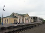 станция Ягодин: Вокзал станции Ягодин и здание управления таможенного и пограничного контроля погранперехода Ягодин-Дорохуск