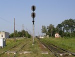 станция Любомль: Входной светофор ЧЕ главного пути колеи 1435 мм со стороны станции Ягодин
