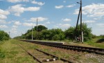 платформа 483 км: Вид платформы в сторону Ковеля