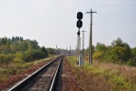 станция Зябки: Входной светофор Н (со стороны Кульгаёв)