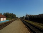 станция Фариново: Вид в сторону Полоцка