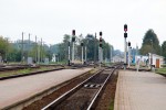 станция Крулевщизна: Платформы, вид в сторону Парафьянова/Глубокого