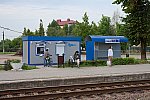 станция Вилейка: Временная билетная касса и пассажирский павильон