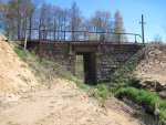станция Рейтанов: Вид моста через ручей в южной горловине с земли