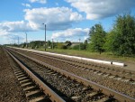 станция Люща: Платформа пути на Барановичи