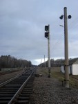 станция Мальковичи: Маршрутный светофор в нечётной горловине