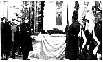 Открытие государственного герба и памятной доски в честь маршала Пилсудского