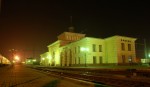 станция Ковель: Вокзал, вид ночью