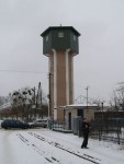 станция Ковель: Водонапорная башня и переезд около вагонного депо ЛВЧД-14