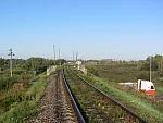 станция Ковель: Путепровод над дорогой Е85 в нечётной горловине со стороны ст. Сарны