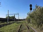 станция Ковель: Путь №20 (1435 мм). Выходной светофор Н20. Вид в сторону Ягодина