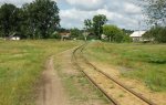 станция Антоновка: Путь 750 мм в районе депо