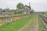станция Веренчанка: Бывшая грузовая платформа, вид в сторону Залещиков