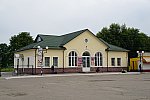 станция Рокитно-Волынское: Пассажирское здание с обратной стороны