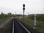 станция Овадно: Входной светофор Ч со стороны Путевого поста 8 км