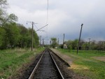 станция Рясна: Вид в сторону ст. Батаровка