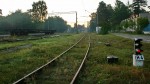 станция Брюховичи: Пути к базе запаса, вид в сторону Львова