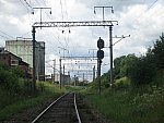 станция Батаровка: Входной светофор НП со стороны блокпоста 1479 км