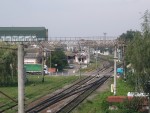 станция Ровно: Вид на горловину станции с путепровода ул. Соборной