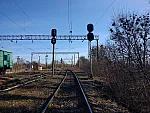 станция Дубляны-Львовские: Выходные светофоры Ч5 и Ч6 в сторону Сапежанки