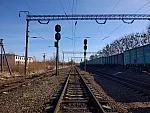 станция Дубляны-Львовские: Выходные светофоры Ч1 и Ч2 в сторону Сапежанки
