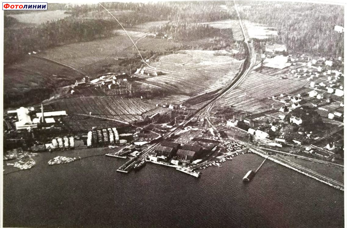 Панорама станции и портовых путей