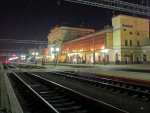 станция Тернополь: Вокзал ночью