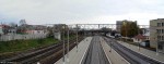 станция Тернополь: Вид с пешеходного моста в четнем направлении (панорамное фото)