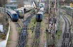 станция Тернополь: Вид на локомотиное депо с путепровода (Депо-Восток)